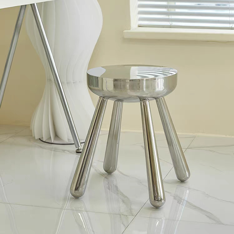 Home Bar Seating - Meubles nordiques tabouret en acier inoxydable