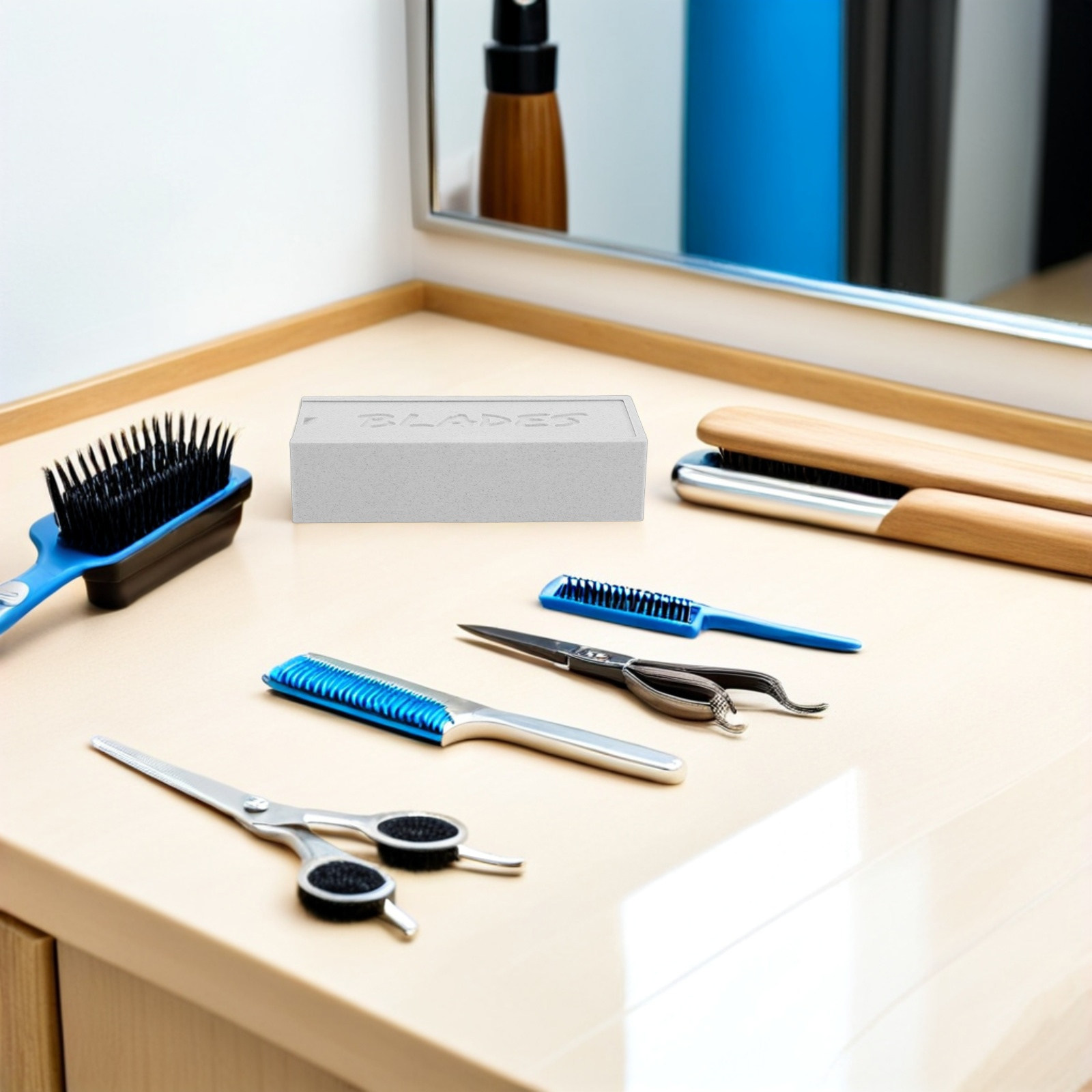 Home Barber - Boîte de rangement pour lames à