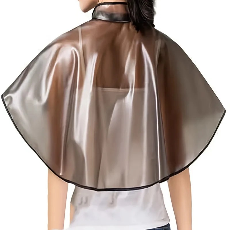 Home Barber - 1 cape de coiffure transparente imperméable,