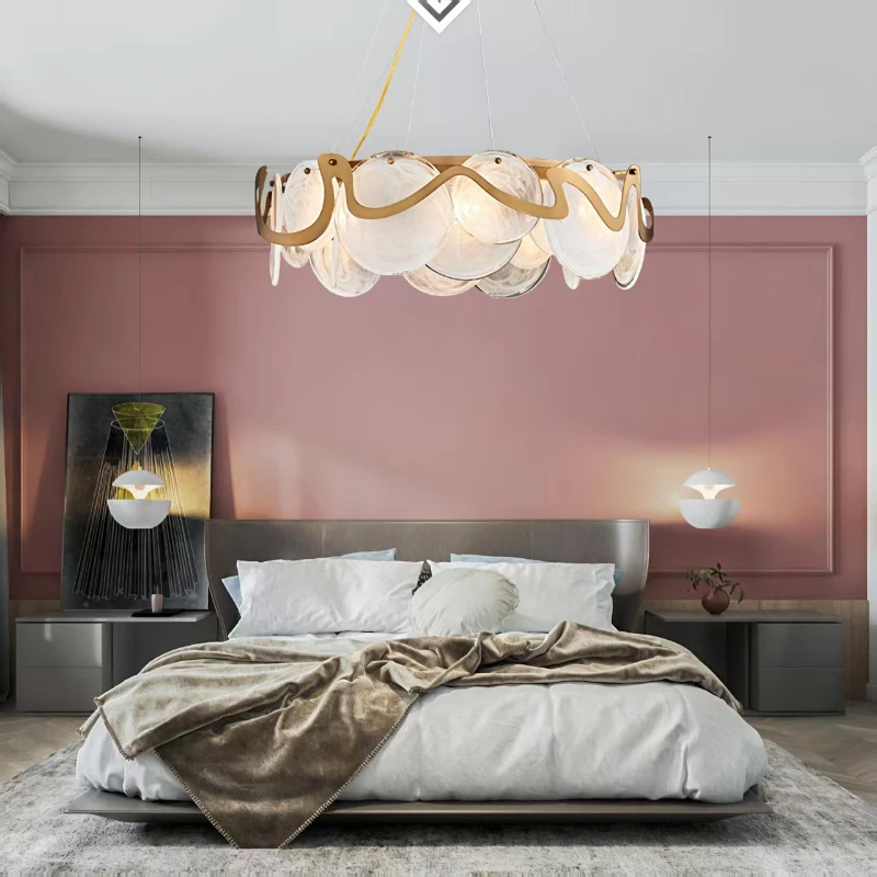 Lustre LED en verre moderne de - Home Bar And Counter avis et prix