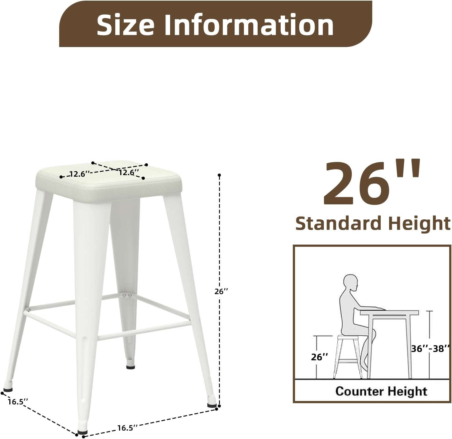 Ensemble de 4 tabourets de bar - Home Bar And Counter avis et prix