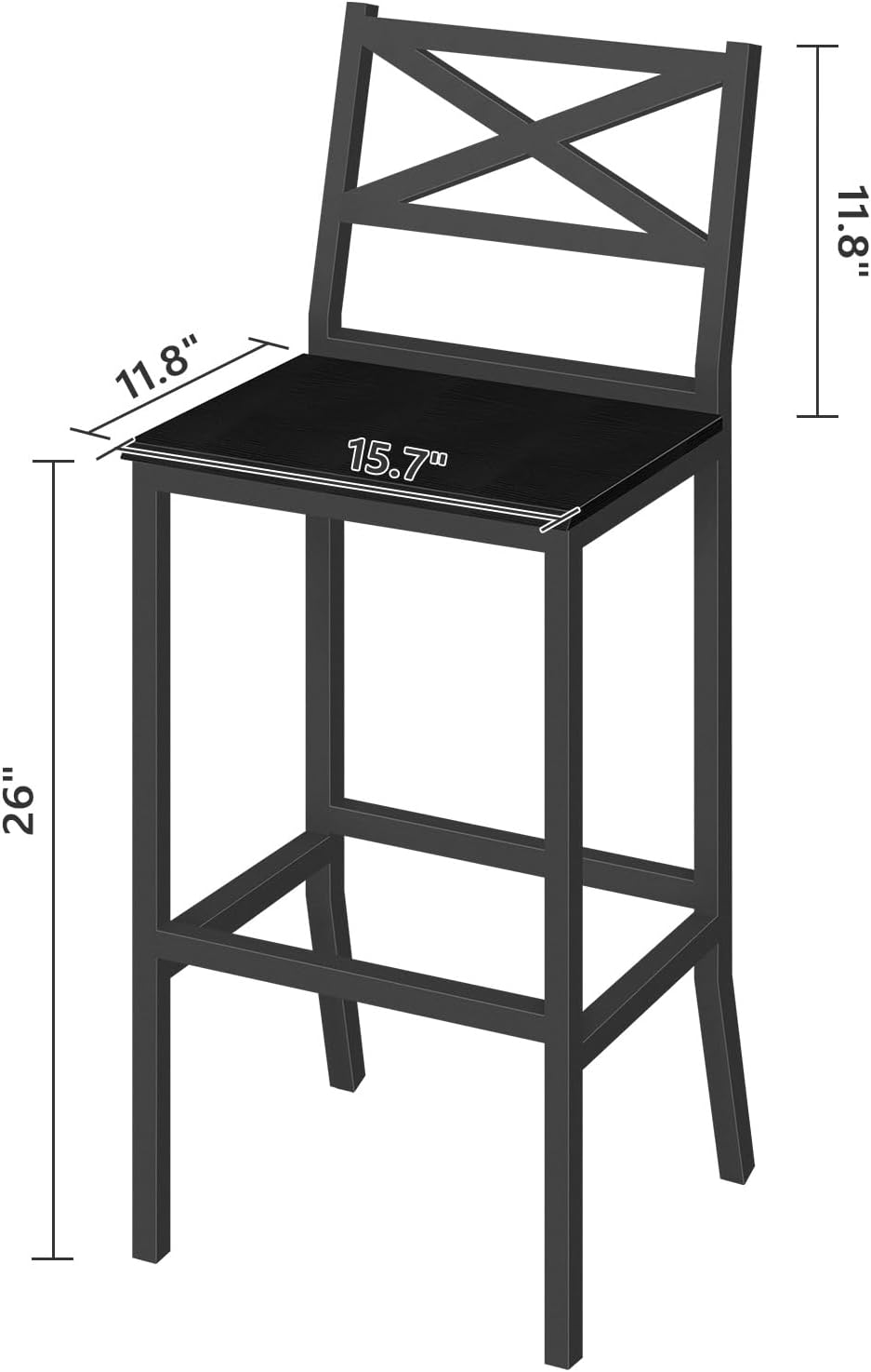 Tabourets de bar, ensemble de  - Home Bar And Counter avis et prix