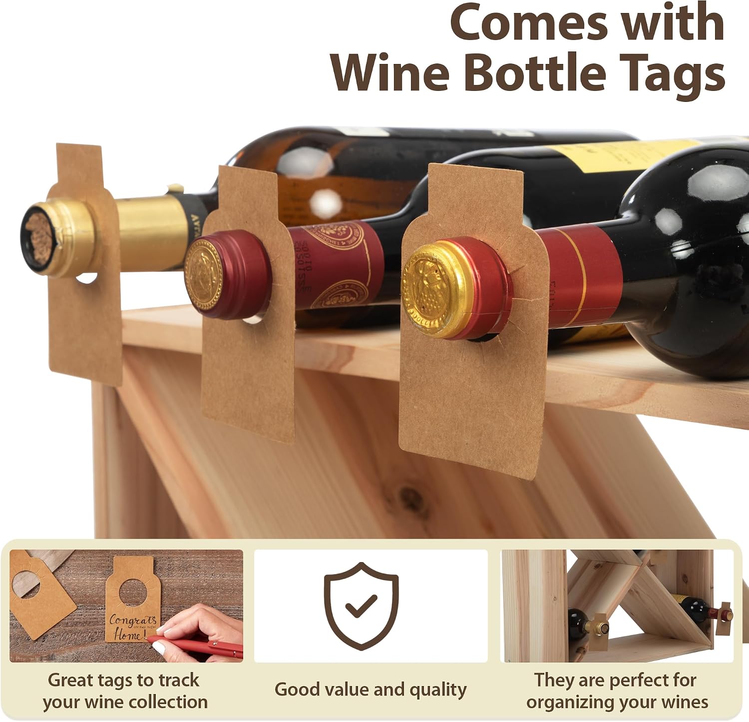 Range-bouteilles pour 96 boute - Home Bar Shelves avis et prix
