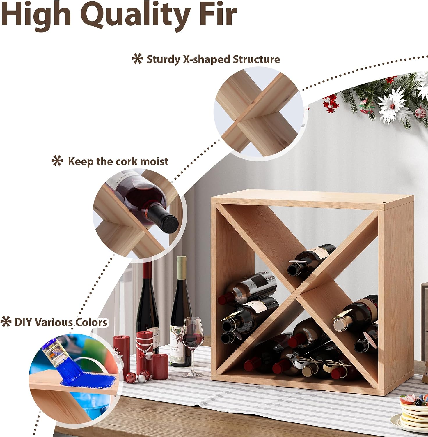 Range-bouteilles pour 96 boute - Home Bar Shelves avis et prix